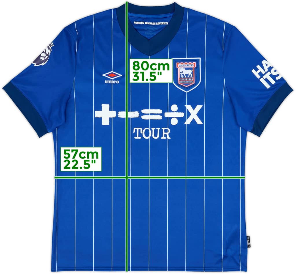 2024-25 Ipswich Home Shirt - 10/10 - (XL)