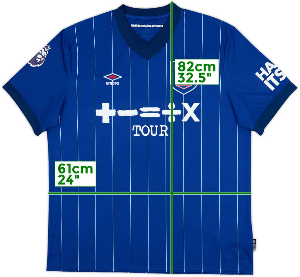 2024-25 Ipswich Home Shirt - 10/10 - (XXL)