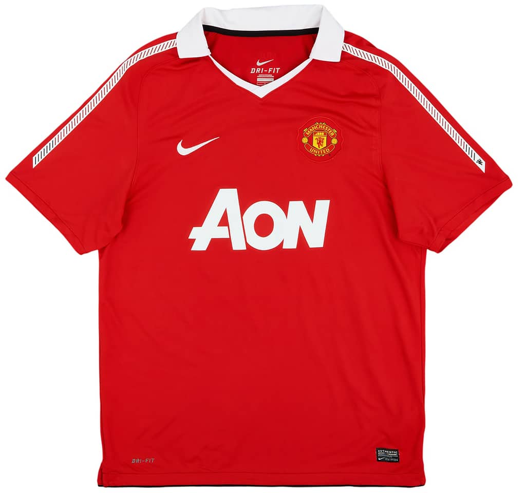 2010-11 Manchester United Home Shirt Rooney #10 - 8/10 - (L)