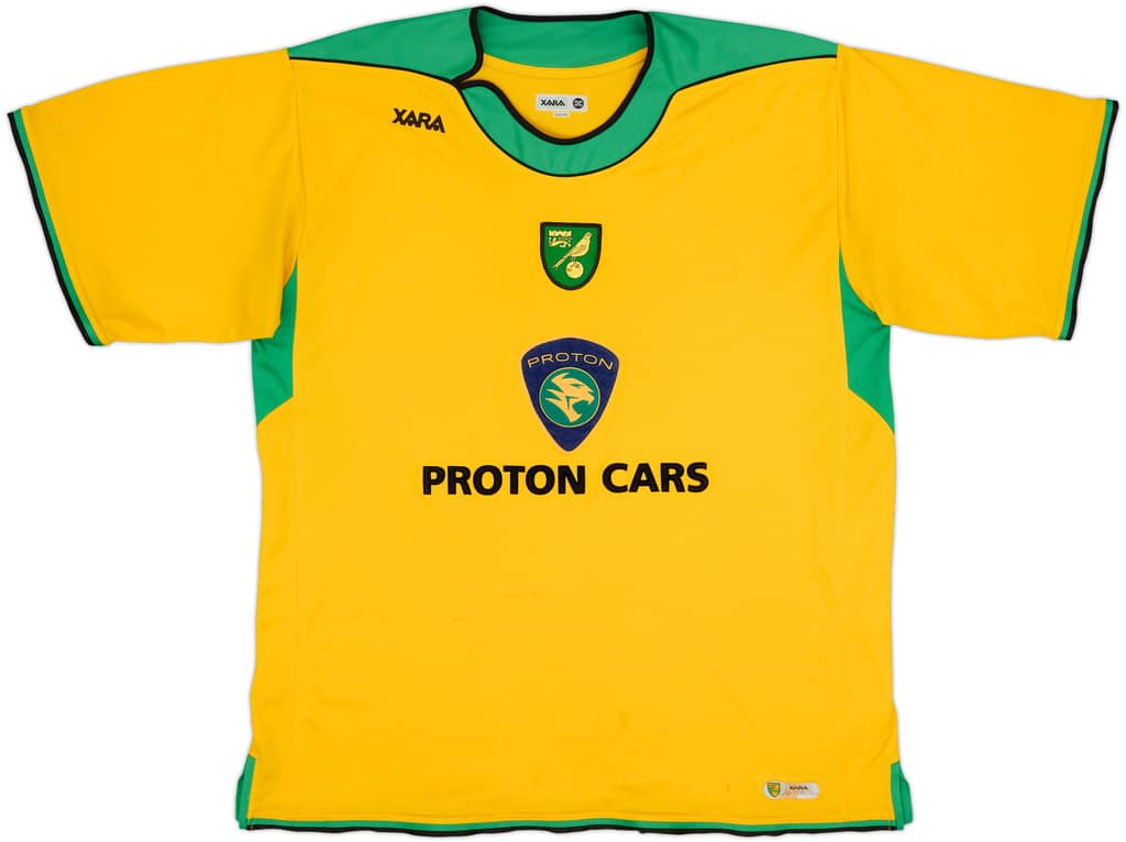 2005-06 Norwich Home Shirt - 7/10 - (XXL)