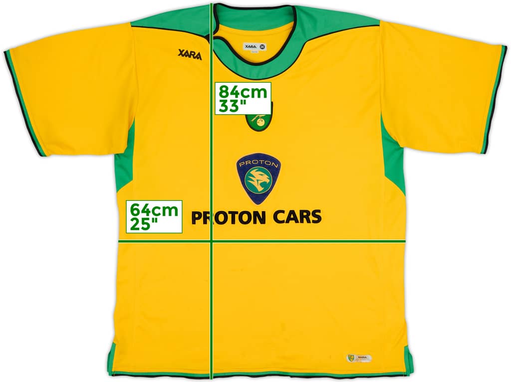 2005-06 Norwich Home Shirt - 7/10 - (XXL)