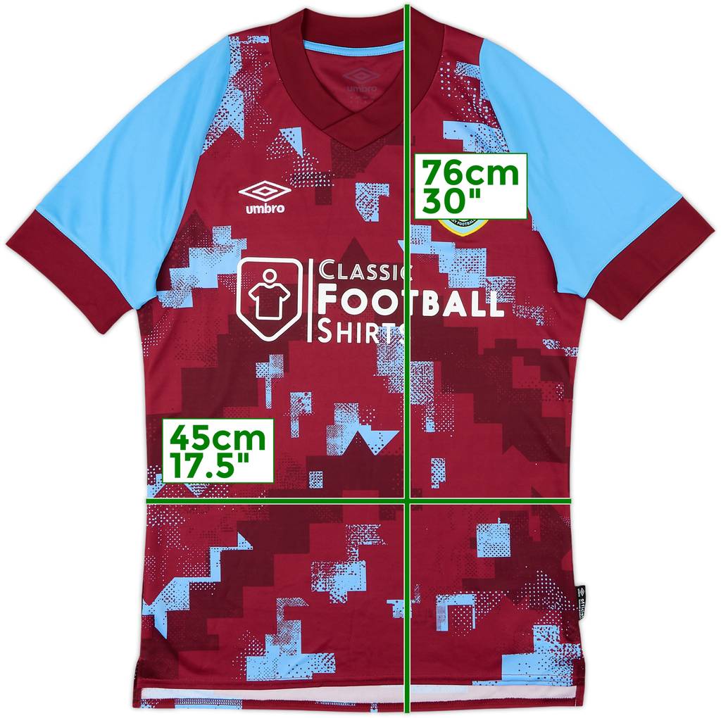 2022-23 Burnley Home Shirt - 8/10 - (S)