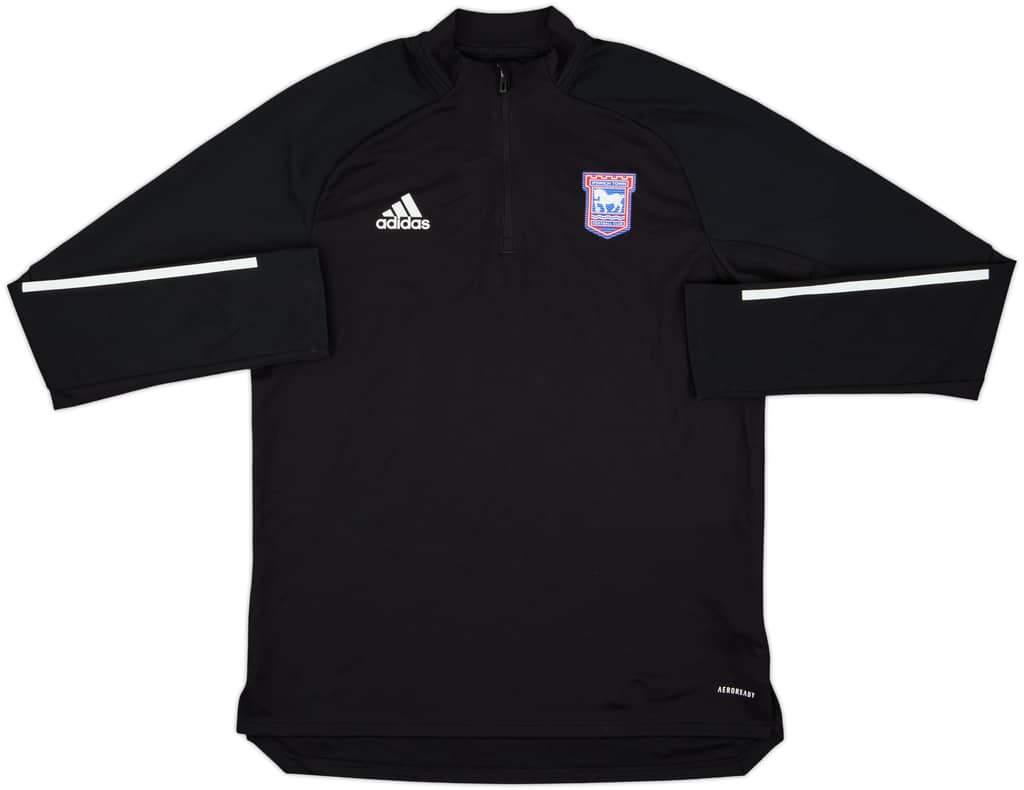 2021-22 Ipswich adidas 1/4 Zip Drill Top - 10/10 - (L)
