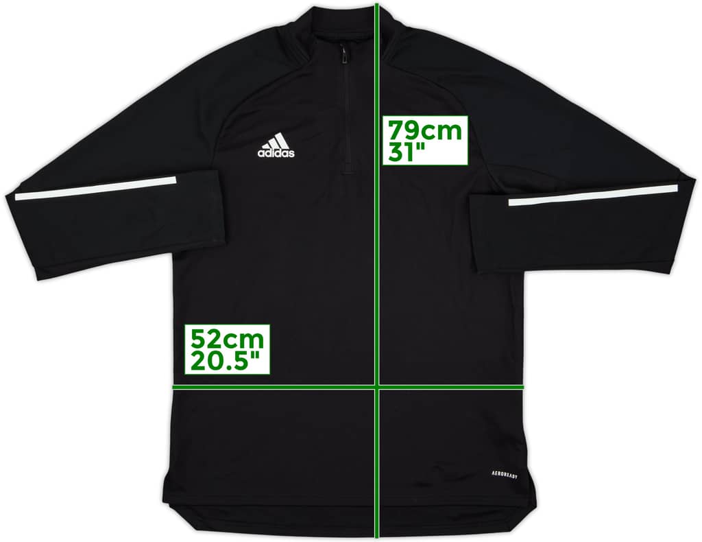 2021-22 Ipswich adidas 1/4 Zip Drill Top - 10/10 - (L)