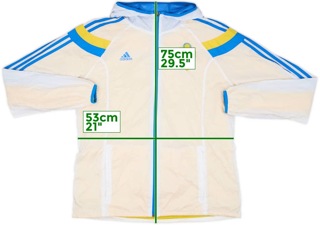 Cortavientos con capucha adidas de Suecia 2013-14 - 9/10 - (L)