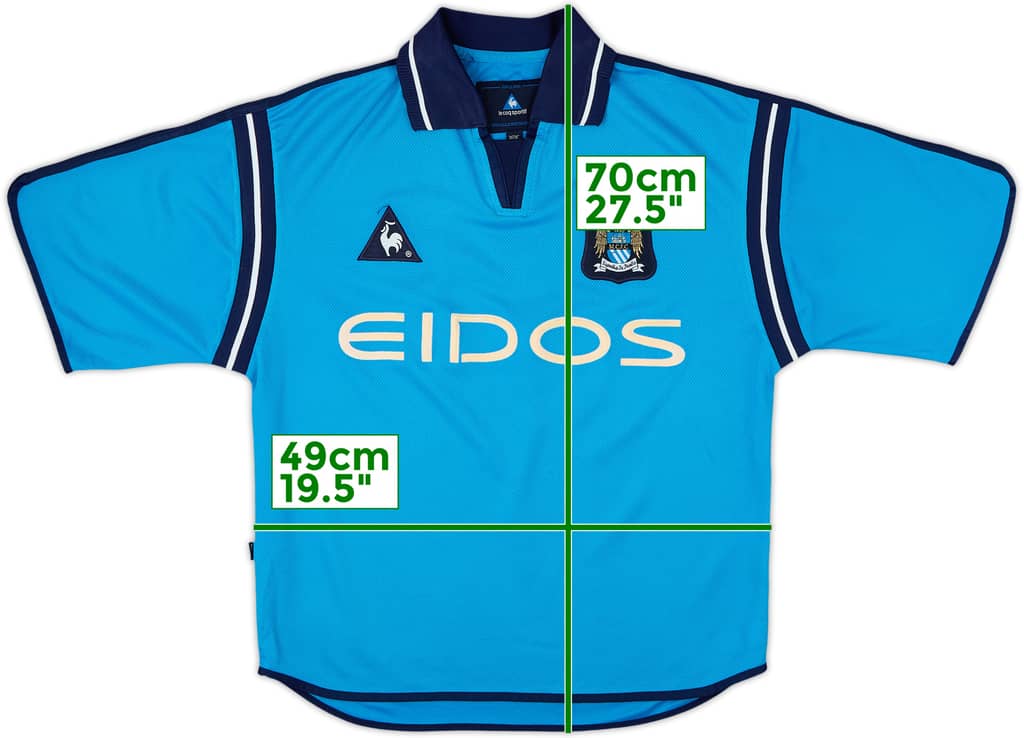 2001-02 Manchester City Home Shirt - 8/10 - (S)