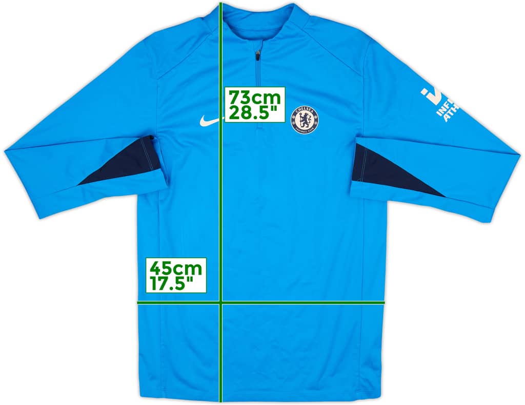 2024-25 Chelsea Nike 1/4 Zip Training Top - 8/10 - (S)