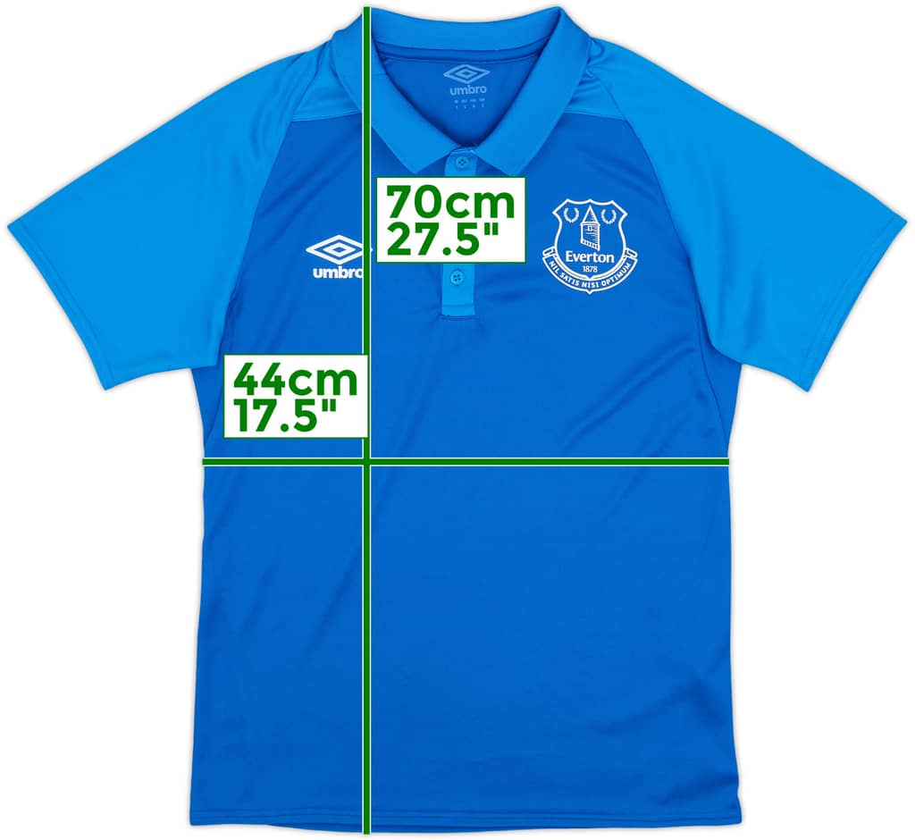 2017-18 Everton Umbro Polo Shirt - 10/10 - (S)