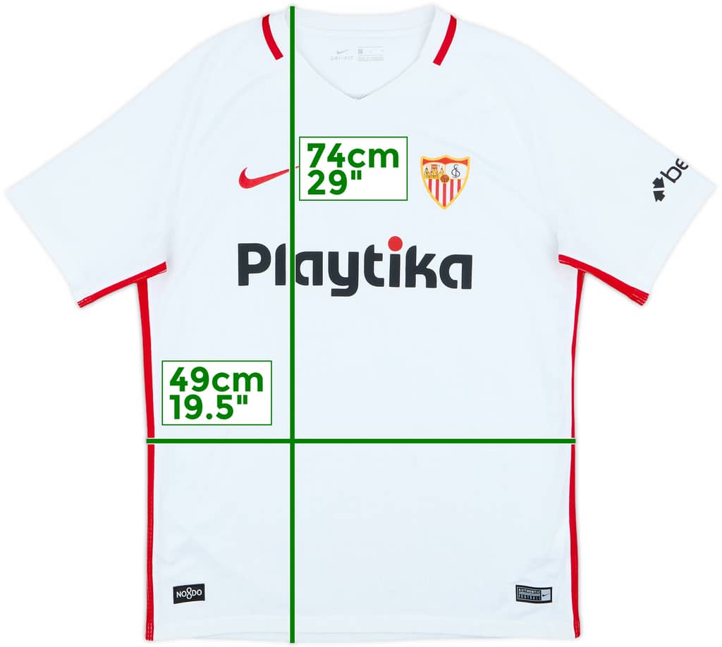 2018-19 Sevilla Home Shirt - 8/10 - (L)