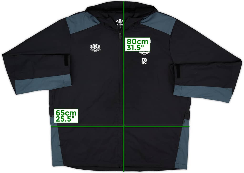 2022-23 Ipswich Umbro Hooded Track Jacket - 8/10 - (XXL)