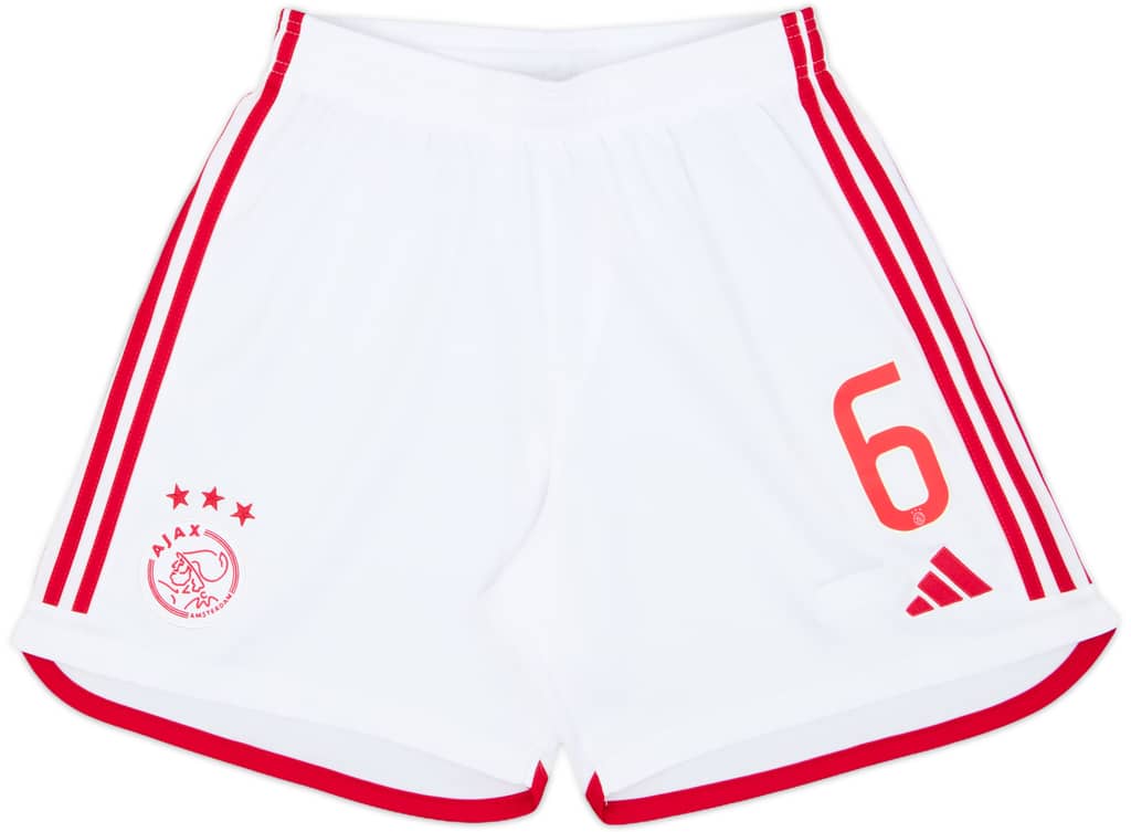 2023-24 Ajax Player Issue Home Shorts #6 - 10/10 - (L)