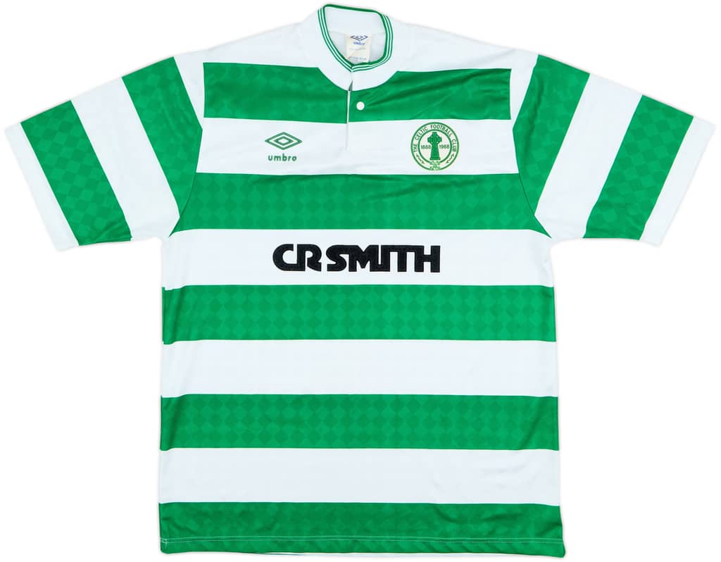 1987-89 Celtic Centenary Home Shirt - 9/10 - (M)