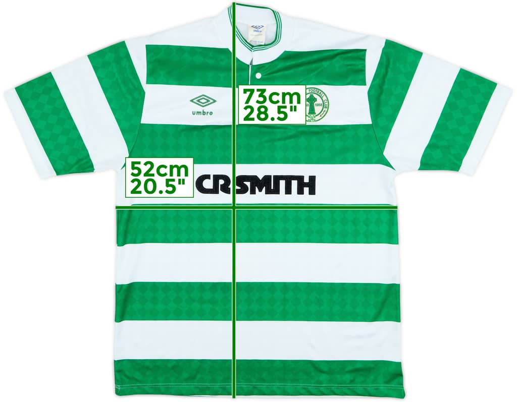 1987-89 Celtic Centenary Home Shirt - 9/10 - (M)