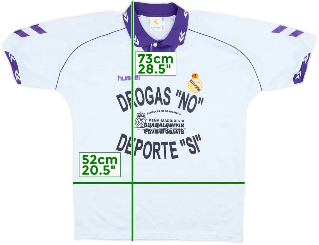 1993-94 Real Madrid Home Shirt - 9/10 - (S)