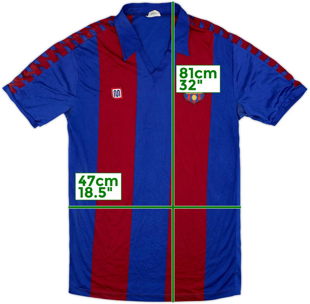 1984-89 Barcelona Camiseta Local - 6/10 - (XL)