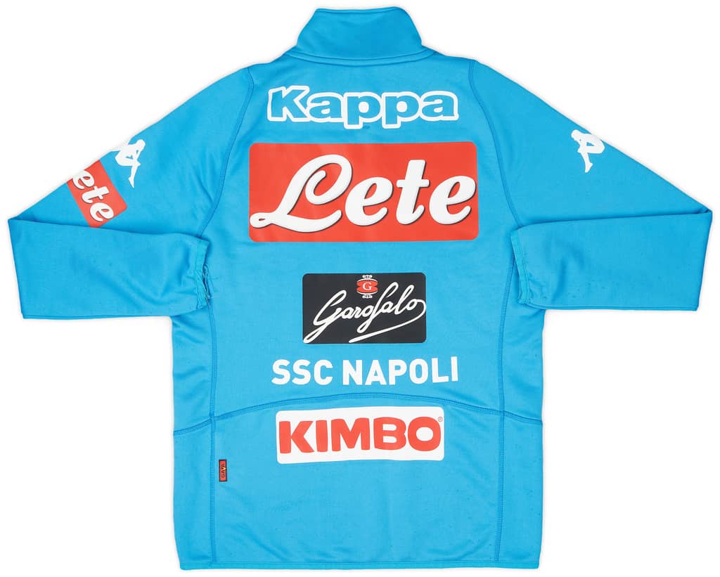 2016-17 Napoli Kappa 1/4 Zip Drill Top - 7/10 - (M)