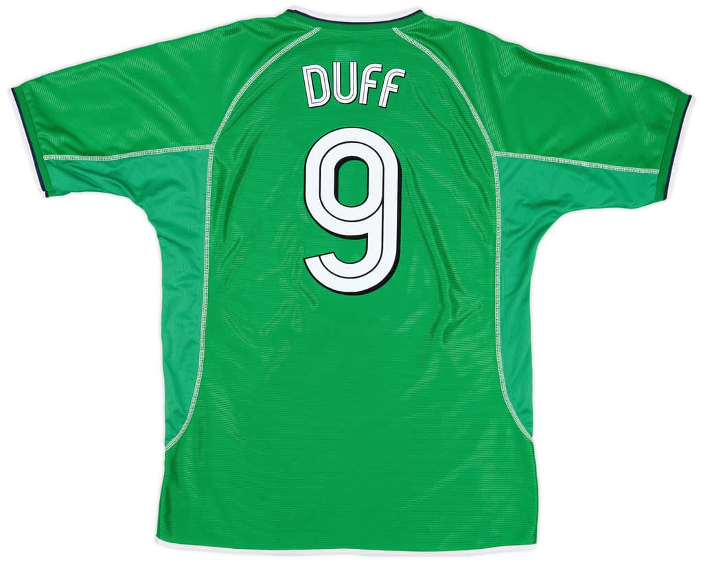 2001-03 Ireland Home Shirt Duff #9 - 7/10 - (XL)