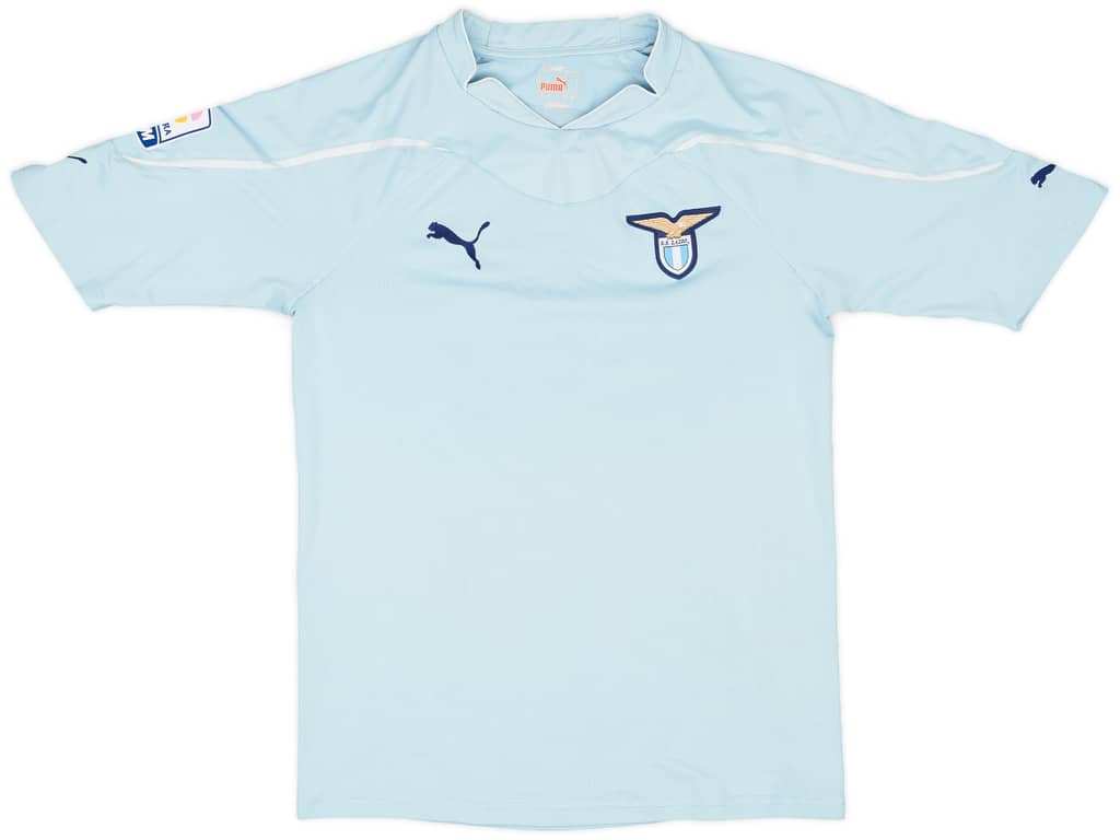 2010-11 Lazio Match Issue Home Shirt #18