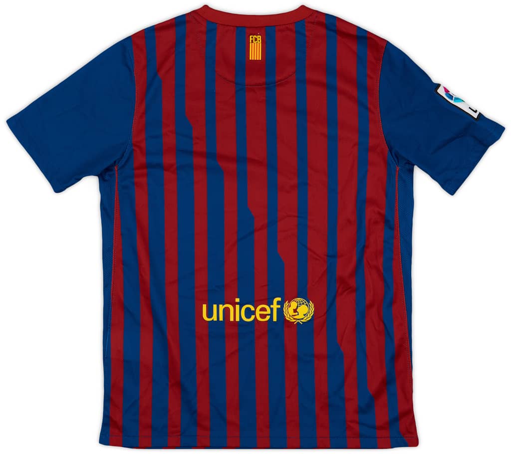 2011-12 Barcelona Home Shirt - 8/10 - (L.Boys)