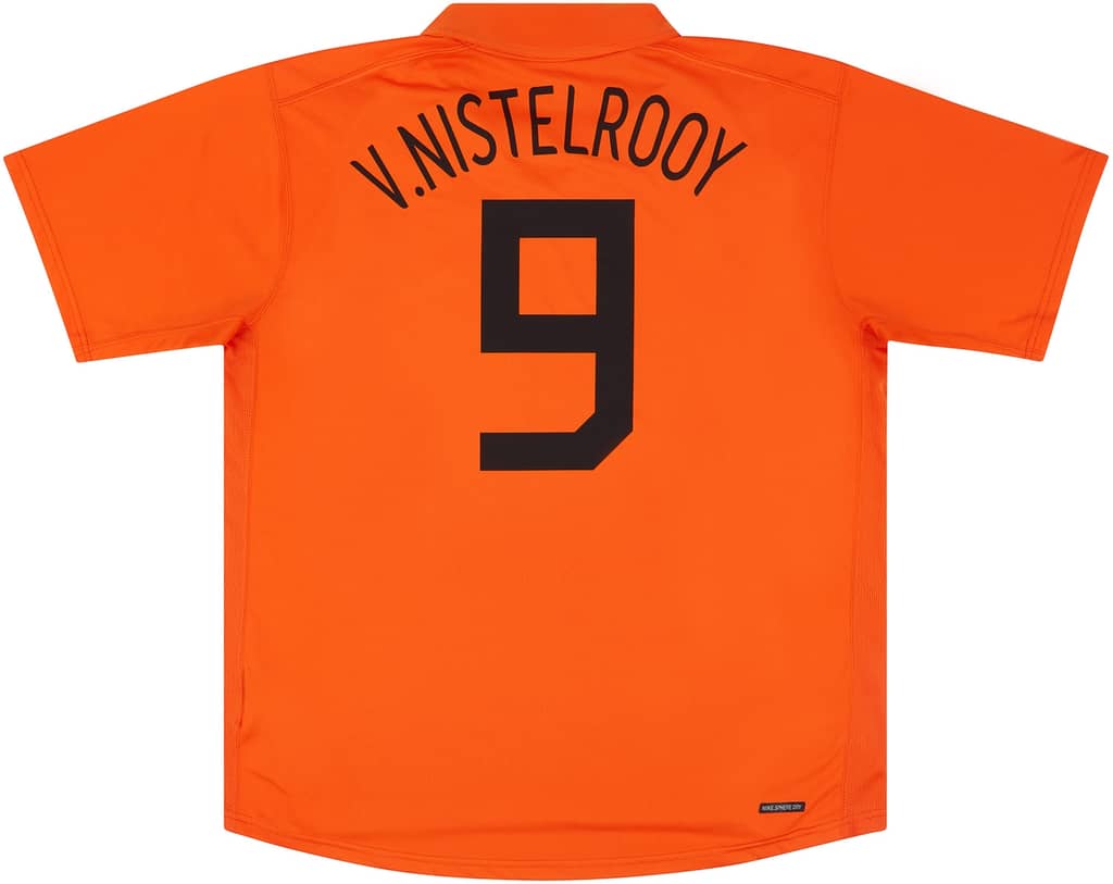 2006-08 Netherlands Home Shirt V.Nistelrooy #9 - 6/10 - (S)
