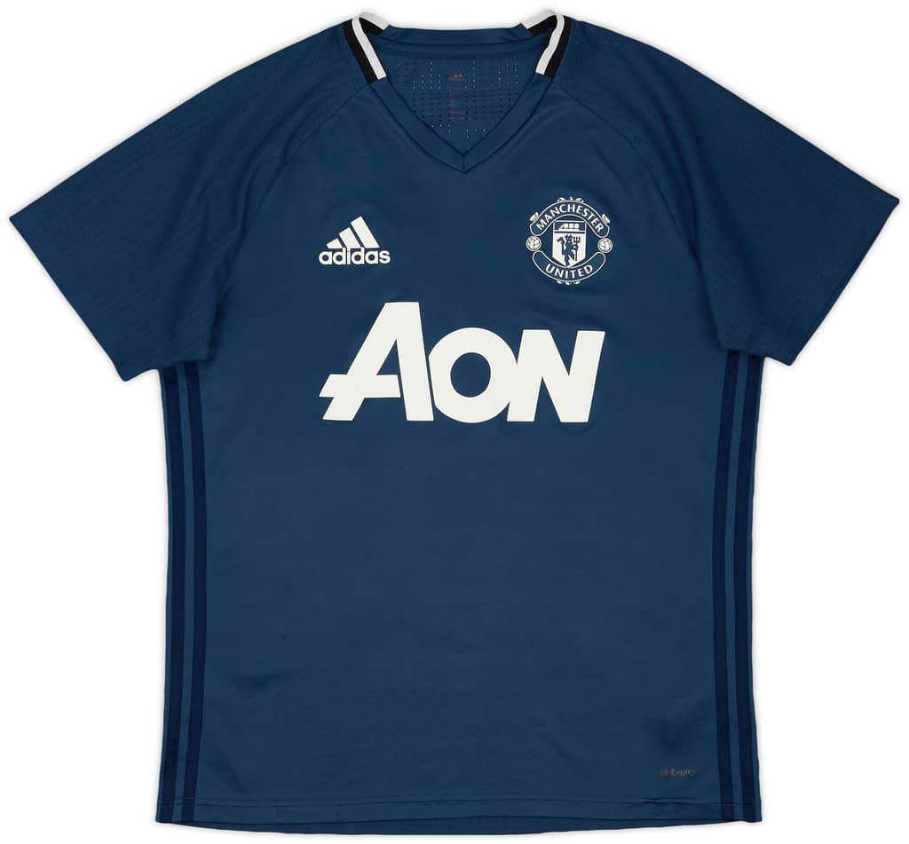 2016-17 Manchester United adizero Training Shirt - 7/10 - (M)