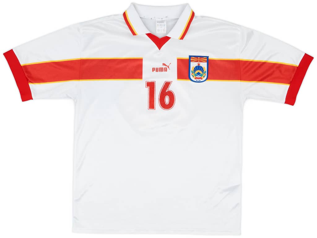 1998-01 Macedonia Match Issue Away Shirt #16