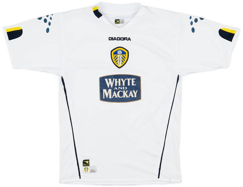 2004-05 Leeds United Home Shirt - 8/10 - (M.Boys)