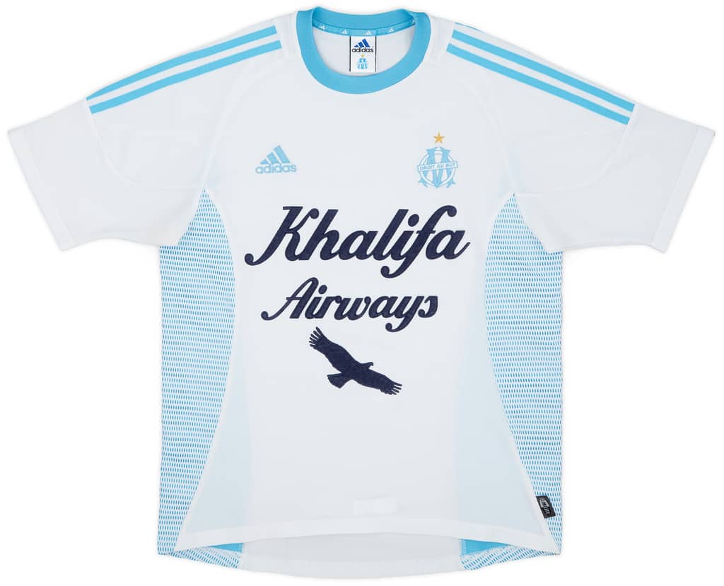 2002-03 Olympique Marseille Home Shirt - 9/10 - (S)