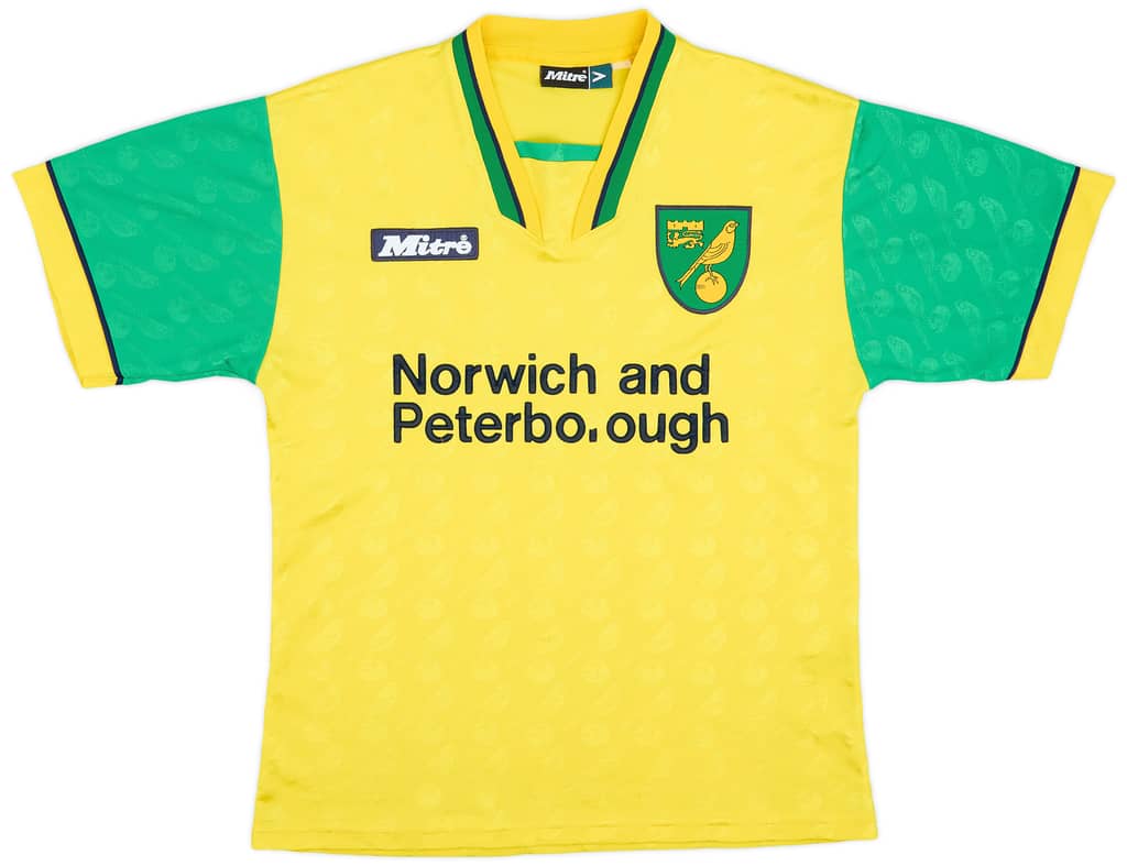1996-97 Norwich Home Shirt - 6/10 - (S)