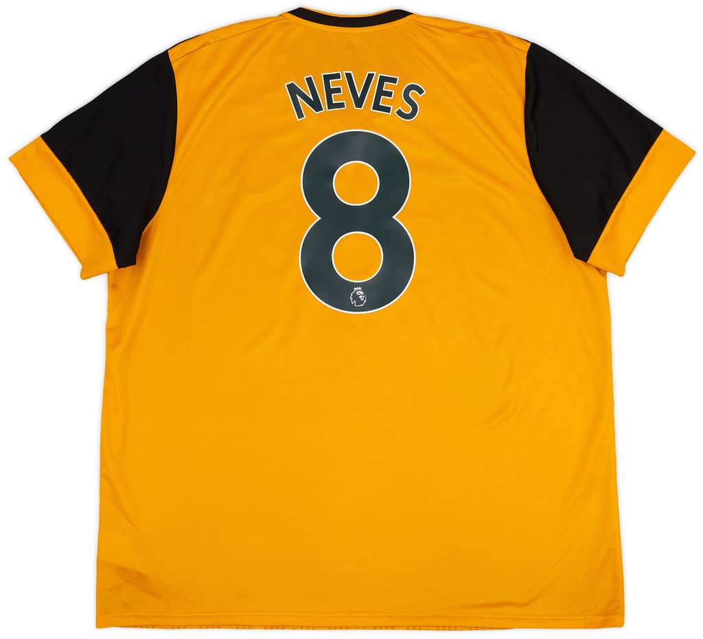 2020-21 Wolves Home Shirt Neves #8 - 9/10 - (XXL)