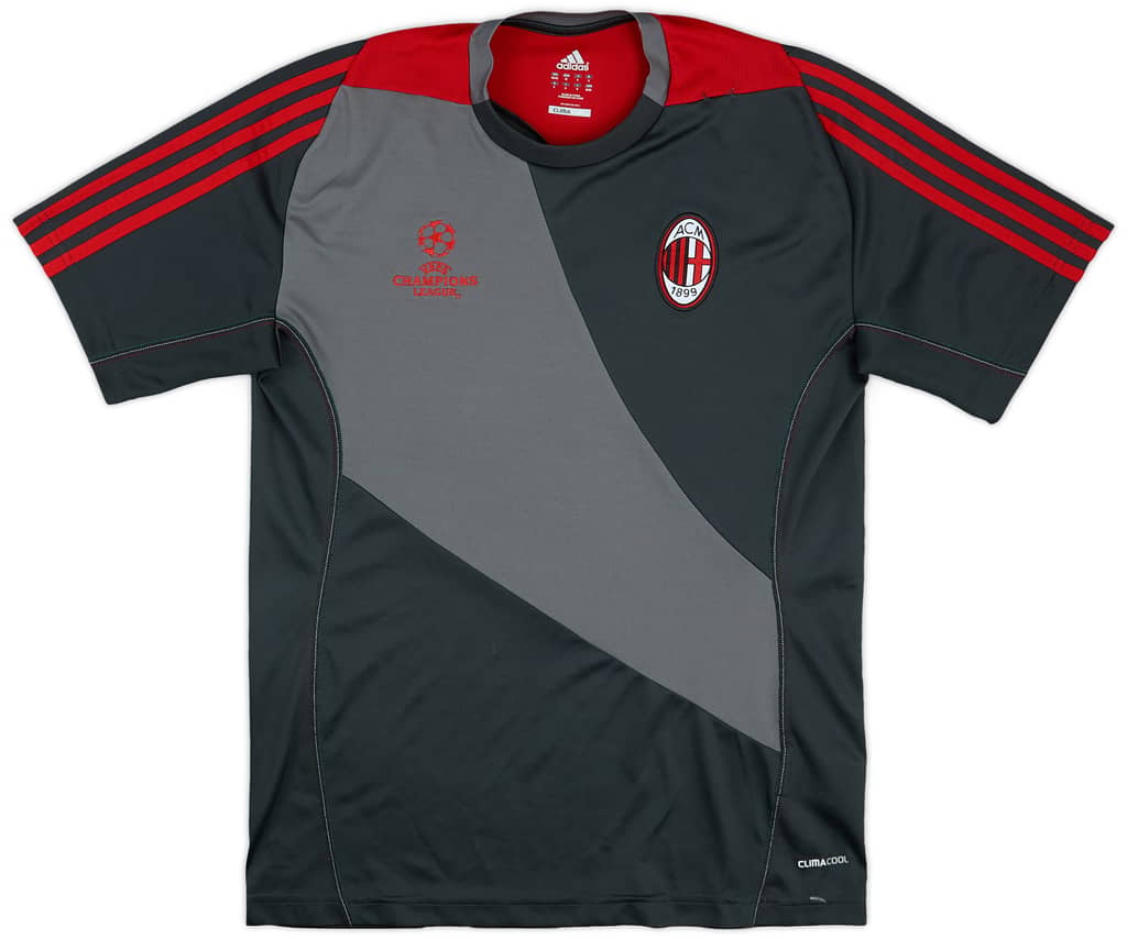 2012-13 AC Milan adidas CL Training Shirt - 9/10 - (M/L)