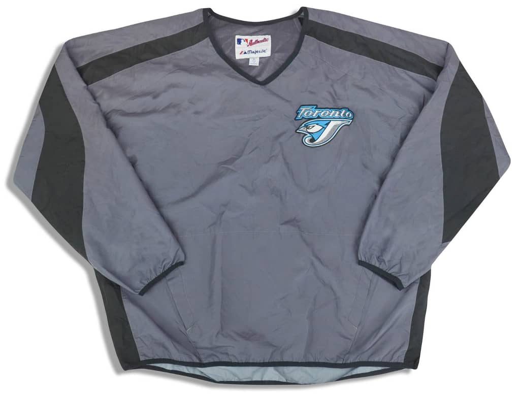 2004-11 Toronto Blue Jays Majestic Pullover Jacket XL