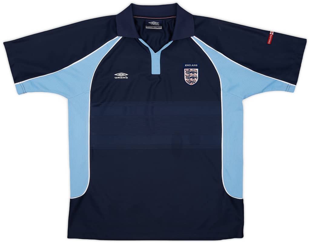 2001-02 England Umbro Training Shirt - 9/10 - (L)