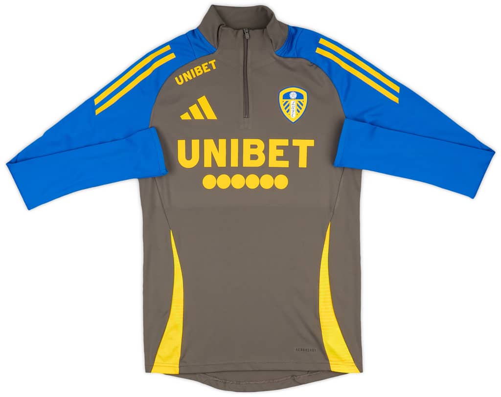 2024-25 Leeds United adidas 1/4 Zip Training Top (XS)