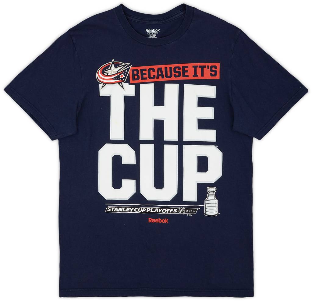 2014 Columbus Blue Jackets Playoffs Reebok Tee - 7/10 - (M)