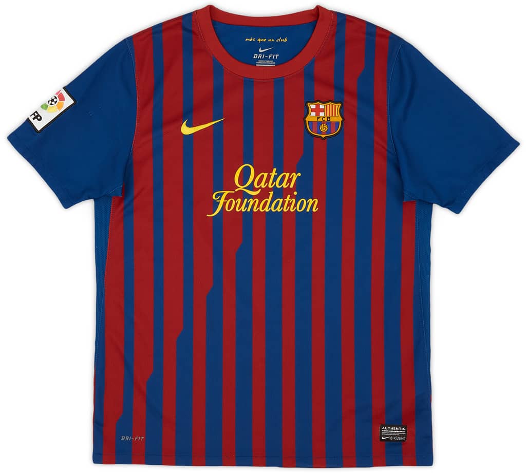 2011-12 Barcelona Home Shirt - 9/10 - (XL.Boys)