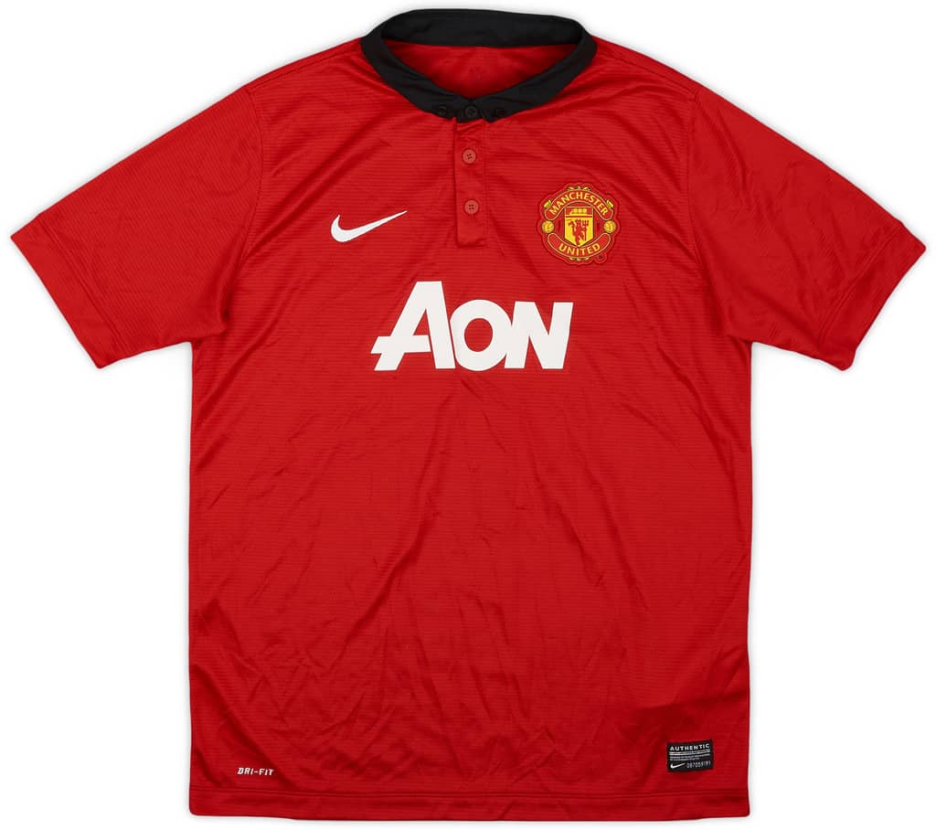 2013-14 Manchester United Home Shirt - 6/10 - (XL.Boys)