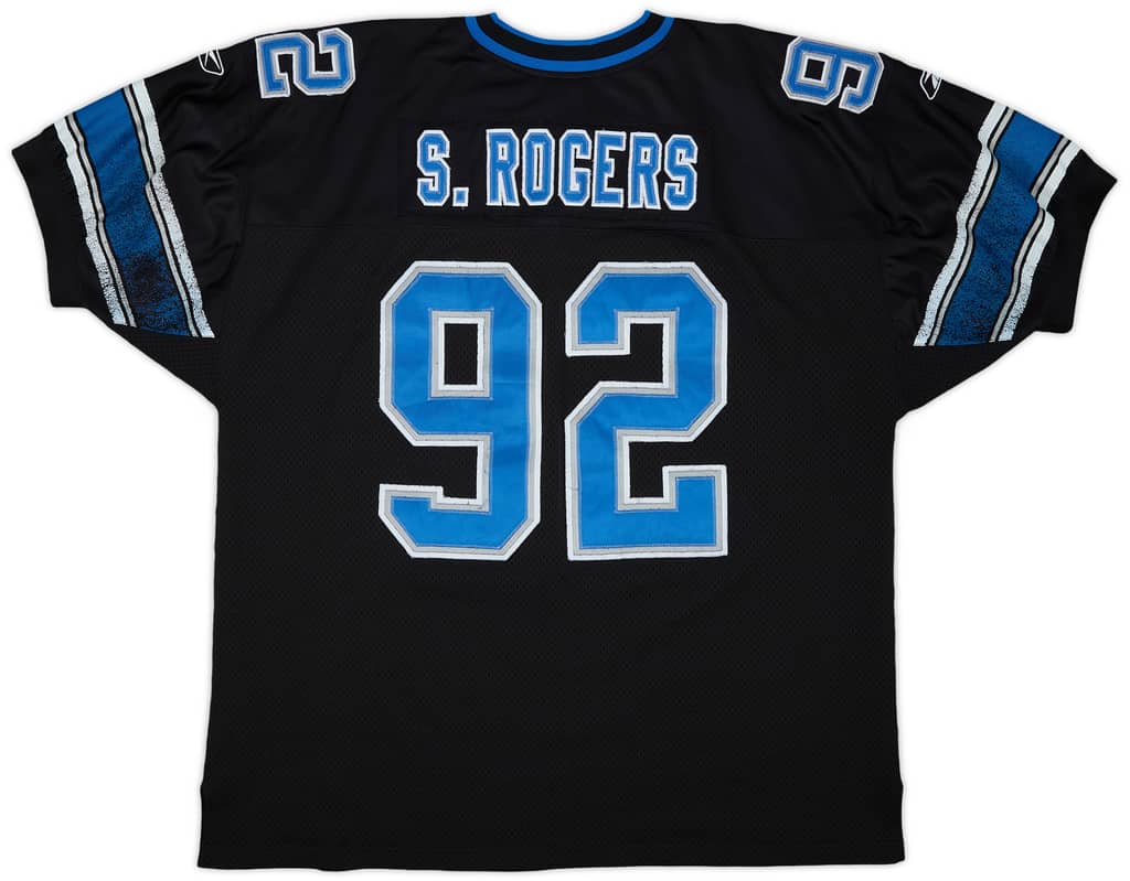 2005-06 Detroit Lions S.Rogers #92 Reebok Authentic Alternate Jersey - 5/10 - (3XL)
