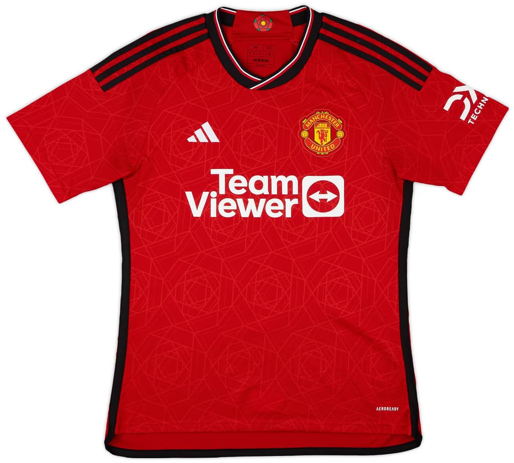 2023-24 Manchester United Home Shirt Garnacho #17 - 10/10 - (M)