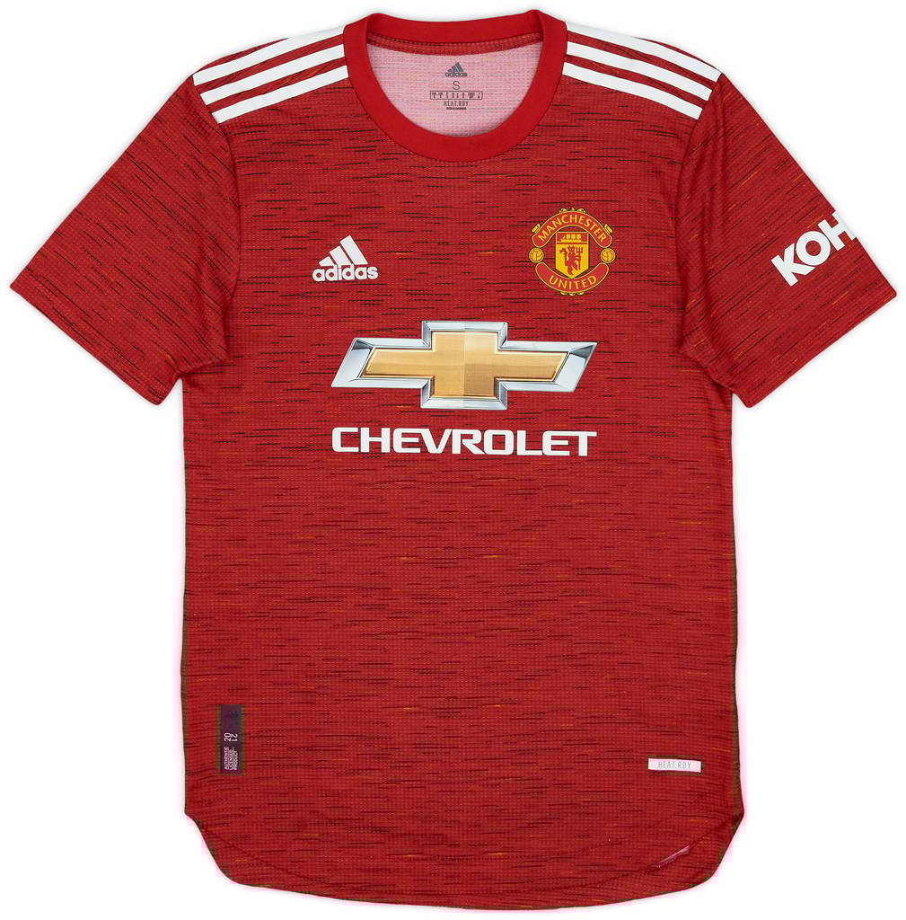2020-21 Manchester United Authentic Home Shirt Cavani #7 - 7/10 - (S)