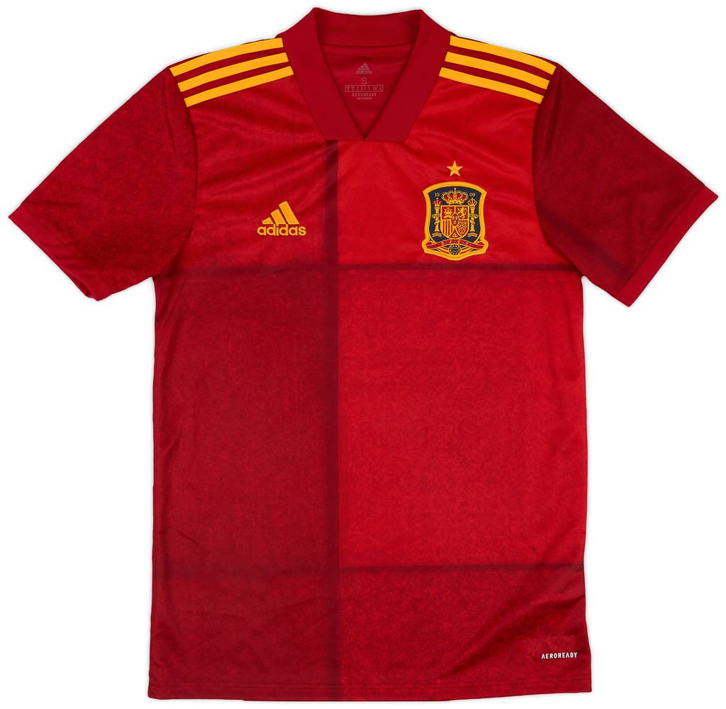 2020-21 Spain Home Shirt - 9/10 - (S)