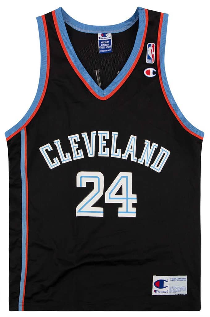 1999-02 Cleveland Cavaliers Miller #24 Champion Jersey (Away) M
