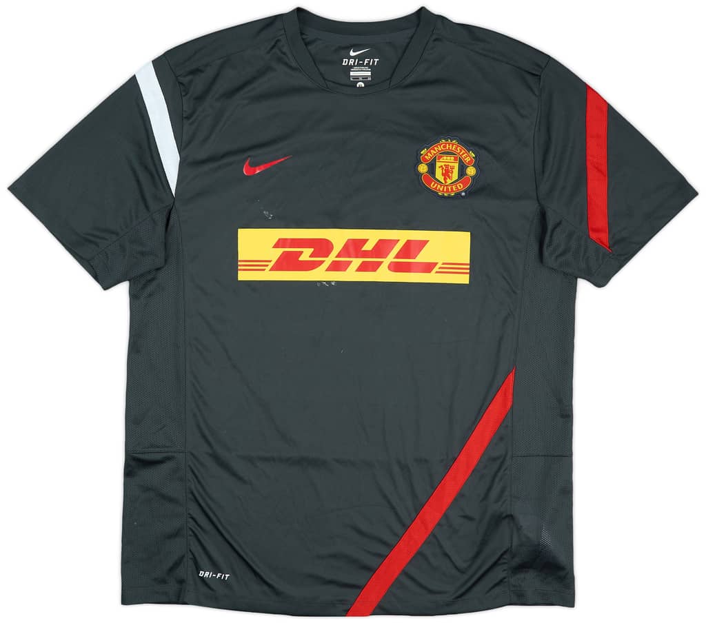 2012-13 Manchester United Nike Training Shirt - 8/10 - (XL)
