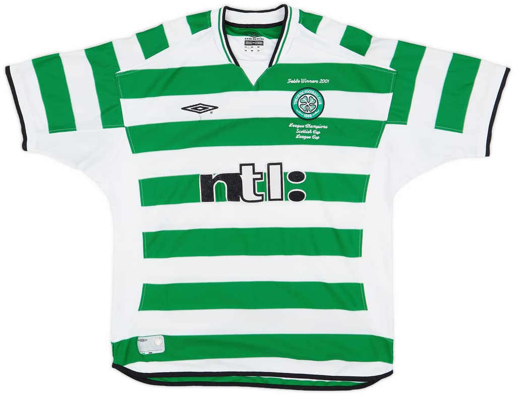 2001-03 Celtic Home Shirt - 5/10 - (XL)