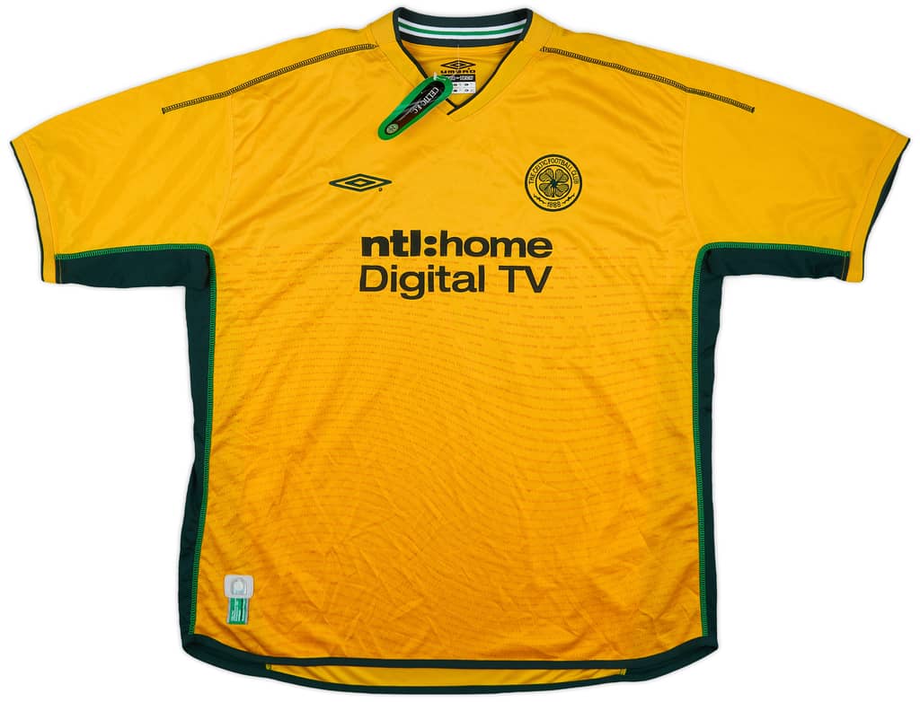 2002-03 Celtic Away Shirt Larsson #7 (XXL)