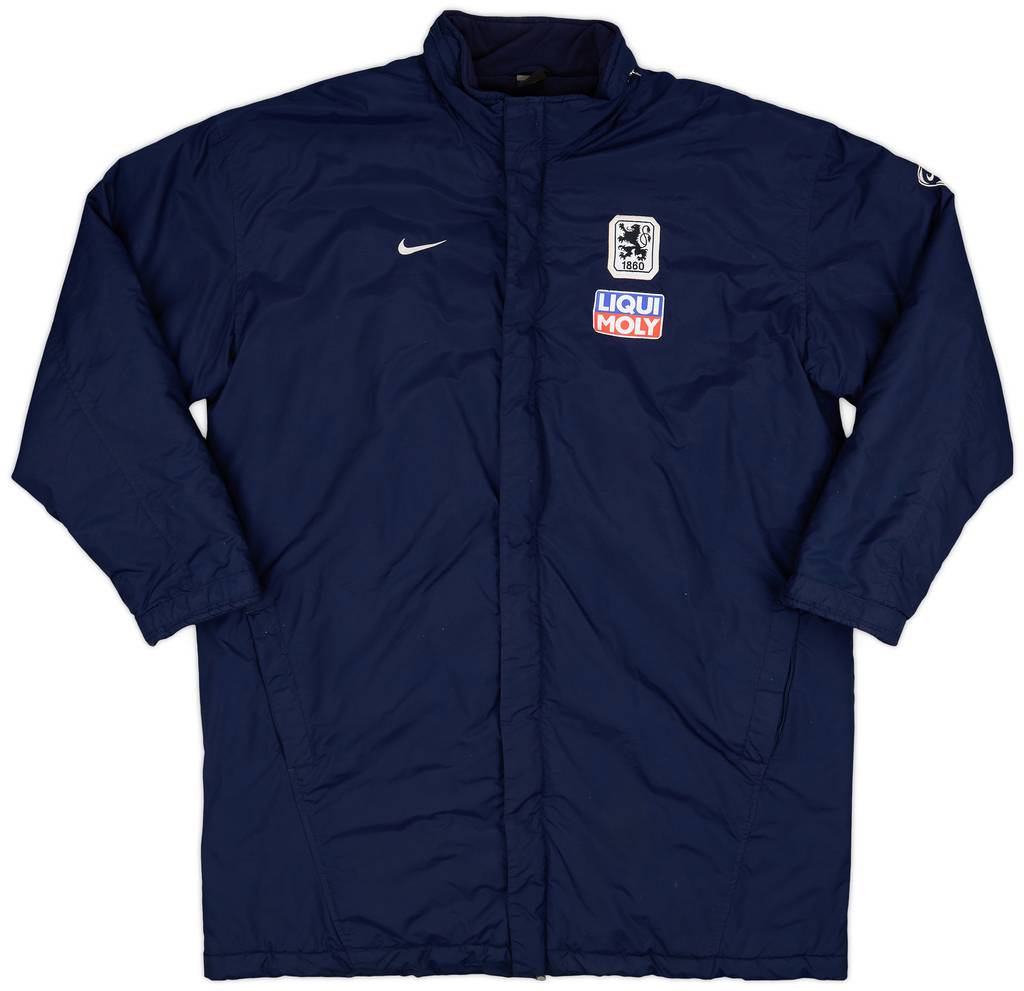 2002-03 1860 Munich Player Issue Nike Padded Bench Coat - 6/10 - (XXL)