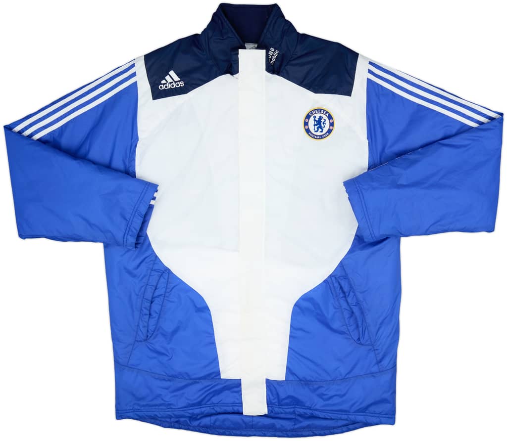 2007-08 Chelsea adidas Padded Bench Coat - 8/10 - (L)