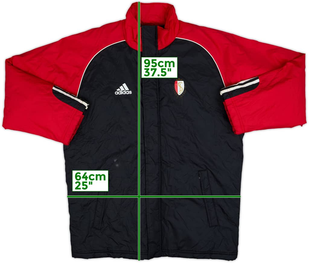 2002-03 Standard Liege adidas Padded Bench Coat - 7/10 - (M/L)