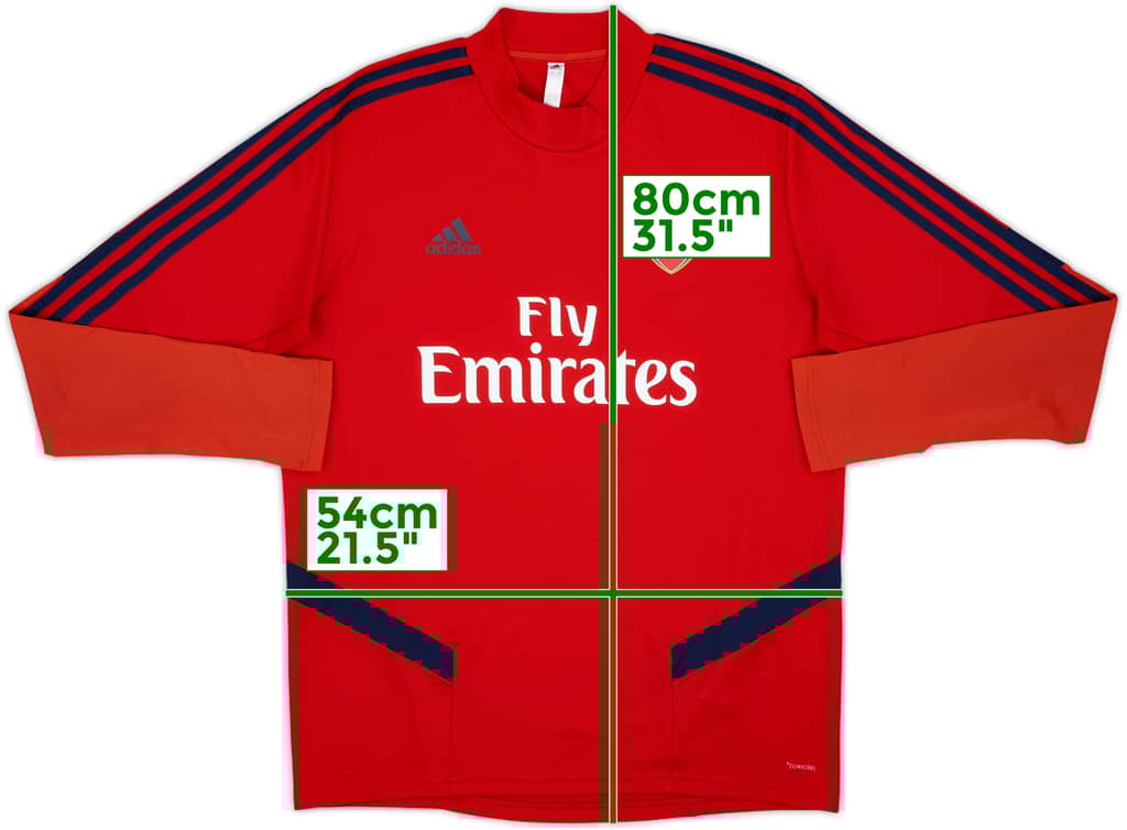 2019-20 Arsenal adidas Sweat Top - 8/10 - (L)