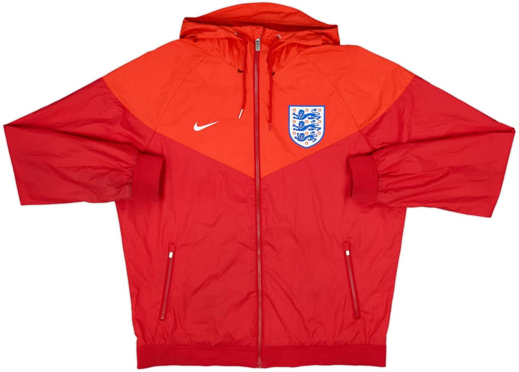2013-14 England Nike Hooded Track Jacket - 8/10 - (L)